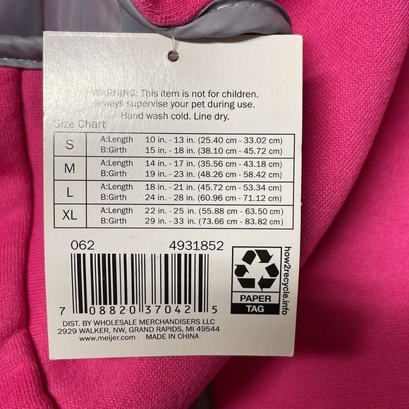 Pink and gray rain jacket - Picture 4 of 9